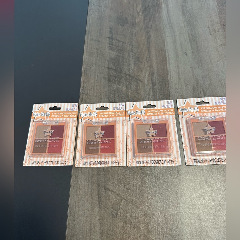 Make me Up Eyeshadow Palette x4 NWT